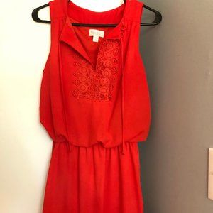 Light weight orange sundress